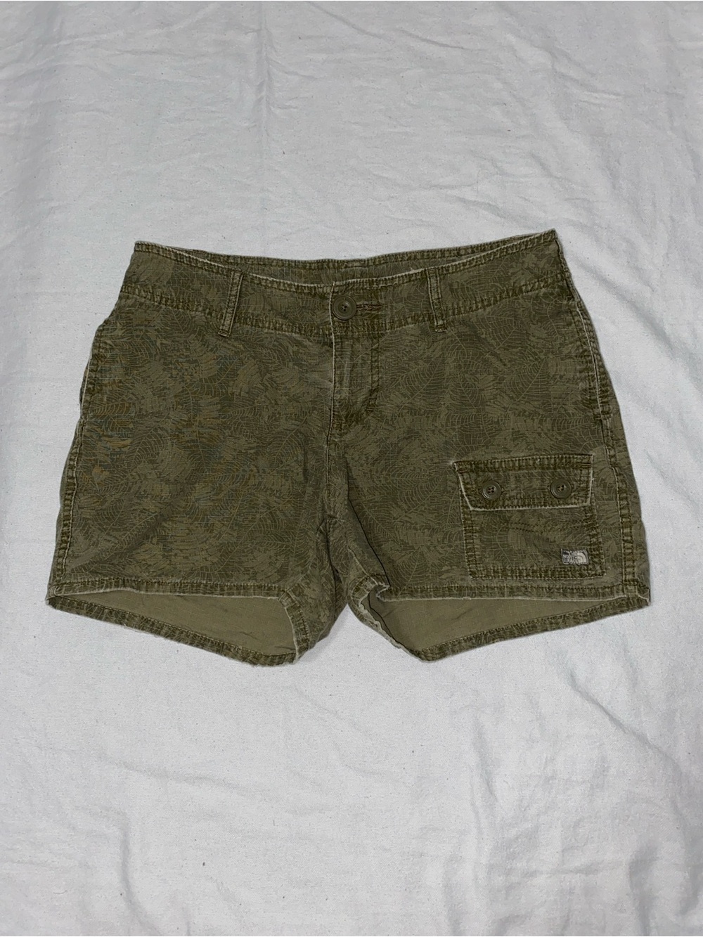 The North Face Olive Green Women's Cargo Shorts